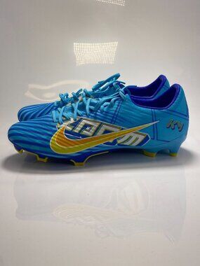 Nike Zoom Vapor 15 Academy FG/MG Blue Soccer Cleats Sz 10